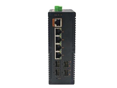 wsCom1005G系列四光四電管理型工業(yè)級光纖收發(fā)器