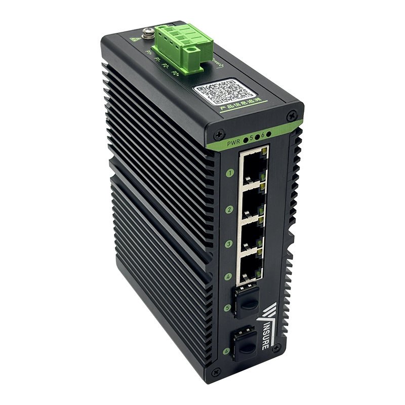 wsCom1005系列二光四電工業(yè)級交換機(jī)